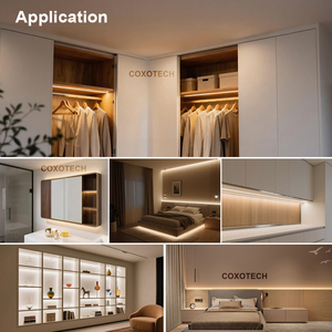 <span class=keywords><strong>2835</strong></span> Mini LED-Streifen Ultra Schmal Schlank 5mm SMD Licht 12V 24V CRI80 CE RoHS Küchenschrank Enge Räume Beleuchtung Mini LED-Streifen - Product Image 6