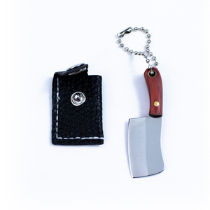 Couteau de poche mini Damas à succès avec étui, idéal pour ouvrir les colis et couper les boîtes - Product Image 2
