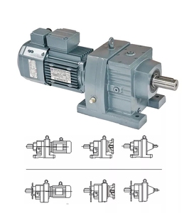 R loạt cứng nhắc răng sườn xoắn ốc hộp số tốc độ giảm tốc hộp số với động cơ bánh răng điện AC - Product Image 2