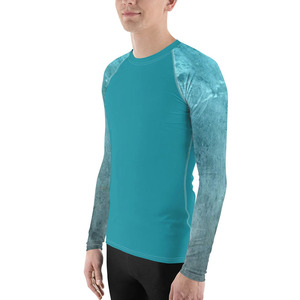 Rashguard d'entraînement personnalisé OEM, design sur mesure, pour hommes, coupe ajustée, fabriqué en usine, en vente en gros - Product Image 5