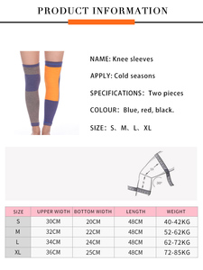 Magnétique de soulagement de douleur de genou ceinture Veau Soutien Du Genou Chaud rehband chauffage genouillère - Product Image 6