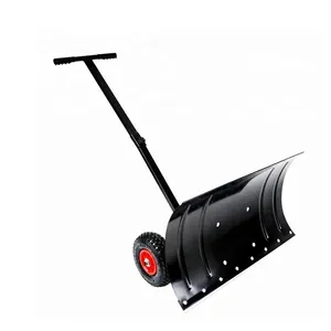 손으로 작동되는 OEM 눈 삽 텔레스코핑 강철 손잡이 스노우 블레이드 푸셔 쟁기 13 3/4 직선 손잡이 유형 산업용 DIY 사용 - Product Image 1