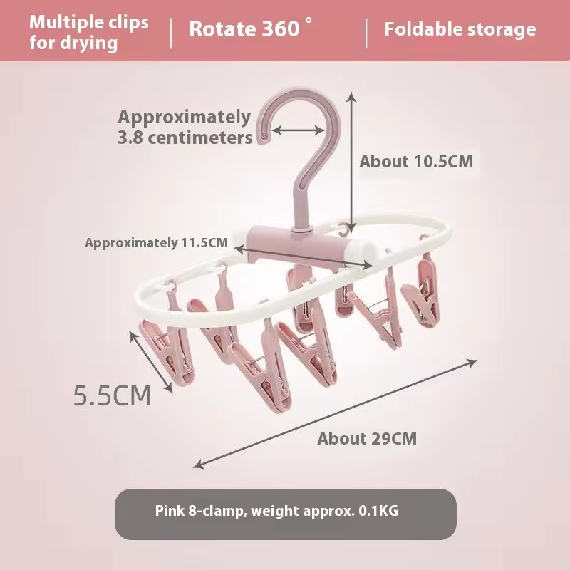 8 clip Pink