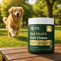 Friandises Tendres Probiotiques pour la Santé Intestinale des Chiens et des Chats – Sans Céréales, Enzymes Digestives à Large Spectre, Favorise un Intestin Équilibré Rapidement