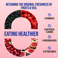 Frutos Secos Liofilizados: Arándanos, Moras, Higos, Frambuesas, Mezcla de Frutas, Snack Natural Antioxidante para Perros y Gatos