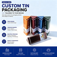 Boîte en étain triangulaire irrégulière, emballage magnifique de thé, emballage cadeau avancé, boîte en étain triangulaire pour aliments