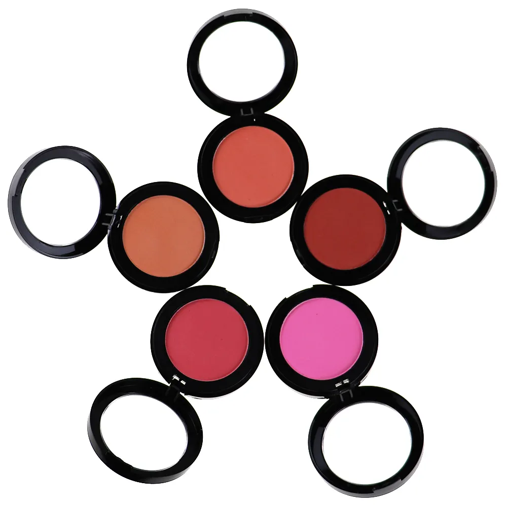 Make Your Own Vegan Blusher Long-Lasting 6 Colors Matte Finish Waterproof High Pigment Pigment Face Mineral Based Cosmetics