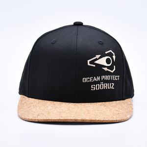 Casquette Hip Hop avec logo brodé en 3D personnalisée Casquette Snap Back à bord plat de haute qualité Casquette Snap Back en liège de qualité supérieure - Product Image 2