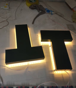 Insegna con Lettere 3D Retroilluminate a LED in Acciaio Inossidabile Resistente alle Intemperie, Lettere Pubblicitarie Personalizzabili Multicolore con <span class=keywords><strong>Dimensioni</strong></span> e Font Personalizzati - Product Image 3