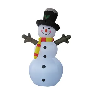 Boneco de neve inflável para decoração de natal, imperdível