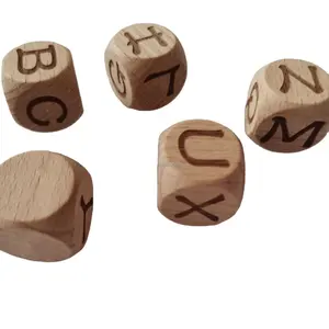 Custom Mini Wooden Cube Board Game Pieces for Kids Toy - China Dice and  Custom Dice price