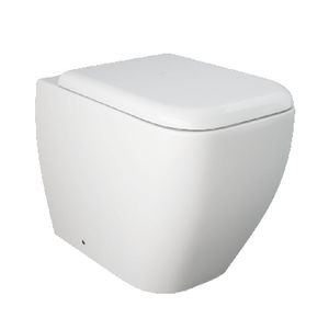 Inodoro Metropolitano sin Borde, Empotrado en la Pared, 58 cm, Cajón Universal de 36.5 cm de Ancho y 43 cm de Alto - Product Image 1