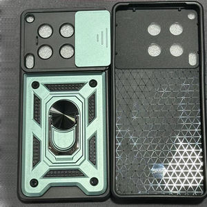 Étuis de téléphone portable à fenêtre coulissante pour Tecno Pova <span class=keywords><strong>6</strong></span> porte-anneau béquille caméra housses arrière de protection pour Tecno Camon 30 5G - Product Image 1