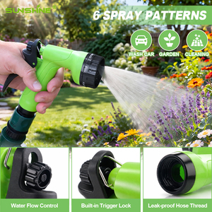 SUNSHINE BSCI Factory Custom <strong>Garden</strong> Hose Nozzle GS Certified OEM/ODM Professional Water Spray Gun for Private Label Brands - Product Image 3