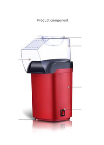 Machine à Popcorn Sans Huile SQ168 Entièrement Automatique pour Enfants et Usage Domestique – Vente en Gros - Product Image 2