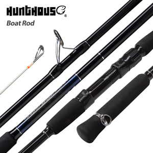 OEM Bateau Tige 2.28m 2.58m Carbone EVA poignée de pêche à la traîne tige coulée bateau cannes à pêche - Product Image 1