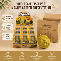Jouet Squishy Géant Durian Southpeak, Jouets Sensoriels Anti-Stress en TPR Souple, Squishy à Remontée Lente avec Picots Doux, Vente en Gros OEM