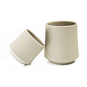 180mL/6.3oz Silicone Reusable Tea <b>Cup</b> & <b>Saucer</b> Non-Toxic and Eco-Friendly Water Tableware for Outdoor Camping - Product Image 4