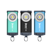 Lampe torche EDC en alliage d'aluminium sur mesure, mini porte-clés LED rechargeable, étanche IP65, 500 lumens, garantie 5 ans