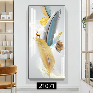 Peinture d'art mural de Style nordique moderne avec <span class=keywords><strong>cadre</strong></span> en métal pour chambres d'hôtel - Product Image 6