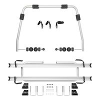 Porte-vélos pour caravane, porte-vélos pour 2 vélos, porte-vélos réglable, rack de squat pour caravane