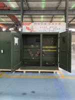 Transformateur de distribution triphasé immergé dans l'huile de 400 kVA avec groupe vectoriel Dyn11 et rapport de tension de 10 kV à 400 V