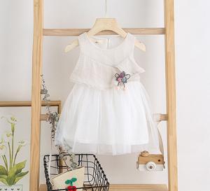 Sites Web de Vente en Ligne : Robes Tutu d'Été sans Manches en Lin Appliqué pour Filles, Collection Princesse, Vêtements pour Bébés et Enfants - Product Image 2