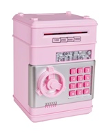 Enfants apprenant à rouler automatiquement l'argent mot de passe coffre-fort mini créatif peint ATM tirelire électronique pour enfants jouet
