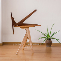 Wohnzimmer möbel kleiner runder Massivholz Couch tisch modern