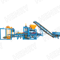 Machine à blocs de béton entièrement automatique ou semi-automatique Qt4-20/4-18 pour pavés, bordures, hourdis et briques creuses/pleines pour entreprises