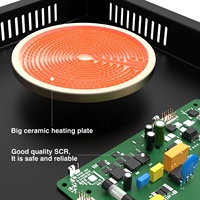 Cuisinière électrique VBGKkitchen 4 foyers intégrée tactile de haute qualité plaque de cuisson en verre électroménager cuisinière à induction