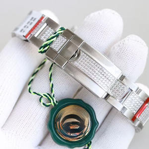 นาฬิกาข้อมือโมอิสซาไนต์คุณภาพสูงหรูหรา ขนาด 41 มม. หน้าปัดคริสตัลแซฟไฟร์ ดีไซน์ทันสมัย เหมาะสำหรับทั้งชายและหญิง - Product Image 4