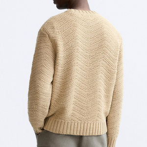 Suéter de Jacquard personalizado de punto de algodón 100% algodón Suéter de punto personalizado 100% algodón - Product Image 2