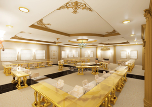 ชุดเครื่องประดับหรูหราตามสั่งร้านขายเฟอร์นิเจอร์ตกแต่งภายในร้านเครื่องประดับแบบครบวงจรการตกแต่งเชิงพาณิชย์แบบครบวงจร - Product Image 2