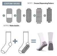 Chaussettes de sport respirantes en coton peigné pour femme, avec logo personnalisé, design à revers, idéales pour le yoga et le Pilates, collection automne