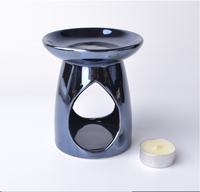 Diffuseur d'arômes, lampe parfumée, porte-bougie en céramique, diffuseur d'huiles essentielles, rafraîchisseur d'air, diffuseur d'arômes portable, blanc, gris, parfumé
