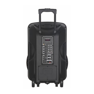 Alta calidad profesional BT Subwoofer Karaoke 15 pulgadas <span class=keywords><strong>DJ</strong></span> al aire libre Trolley altavoces corneta amplificada - Product Image 4