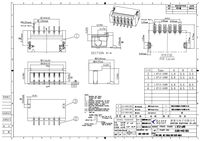 Connecteur de bande LED à puce horizontale SMD/SMT 3P, pas de 1,0 mm, haute résistance à la température, connecteur fil-carte
