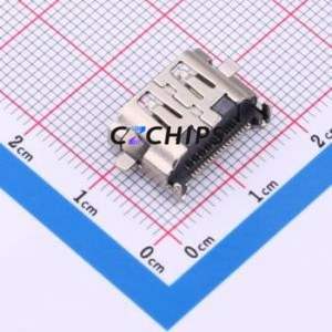 HDMI-GD-109PWB HDMI Connector SMD Connector ( Connector Type: HDMI-A )( Gender: Female )( Total Number of PINs: 19P ) - Product Image 2