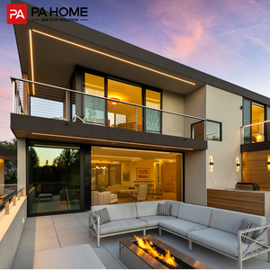 Solution tout-en-un PA : Fenêtres coulissantes en vinyle noir à 3 panneaux avec <span class=keywords><strong>moustiquaire</strong></span> <span class=keywords><strong>pour</strong></span> terrasse - Product Image 2