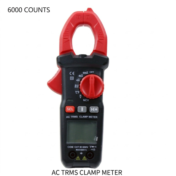 Digital Clamp Meter 6000 Counts Auto-ranging Multimeter with AC/DC Voltage