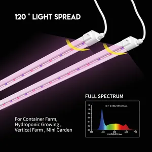 Flexstar özel 18 W klon Led ışık büyümek 18 Watt değiştirme T5 LED ışık büyümek