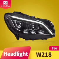 Nouveau phare LED DRL 12V pour Mercedes CLS W218 2012-2017 avec clignotant séquentiel et lentille de projecteur