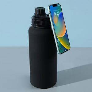 Trendy 18oz & 32oz Vacuum Insulated Water Bottle Featuring & <b>Phone</b> <b>Grip</b> - Product Image 5