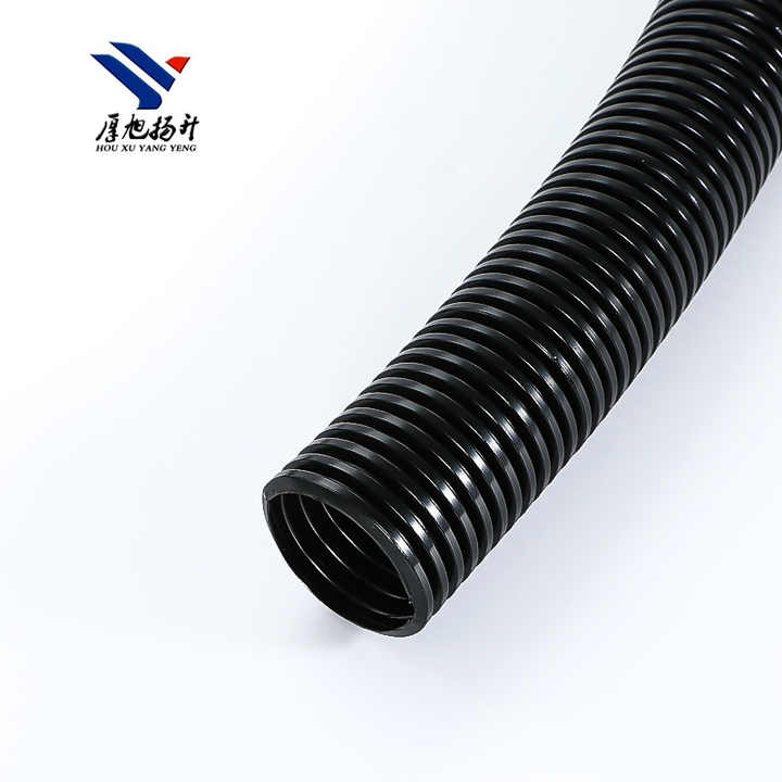PA66 Nylon Corrugated Plastic Conduit with Fittings Electrical Wire and Cable Harness Protection