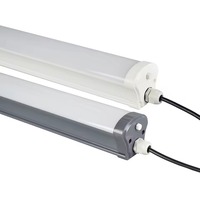 Lámpara LED Tri-Proof de Plástico de 20W/40W/50W IP66 de 120CM, Impermeable, para Almacenes, Estacionamientos, etc.