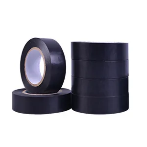 0.13Mm 접착제 전기 인쇄 저렴한 가격 블랙 컬러 PVC 절연 테이프