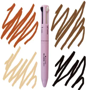 luxury waterproof glitter eyeliner highlighter high quality private label 4 in 1 makeup pen eye liner lip liner