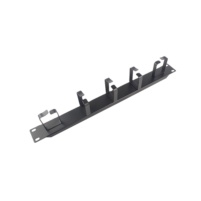 Metal Material,5 Rings,Network Cabling System 1U Cable Manager