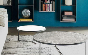 Marmorplatte Metall beine Nordic Design Round Nesting <span class=keywords><strong>Center</strong></span> Tisch Couch tische - Product Image 4
